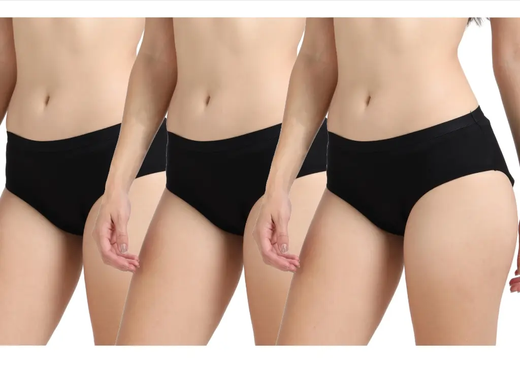 Reusable Period Panty Pack of 3 (Moderate to High Flow)