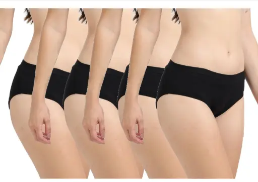 Reusable Period Panty Pack of 4 (Low to Moderate Flow) 