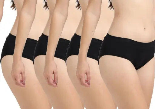 Reusable Period Panty Pack of 4 (Moderate to High Flow)
